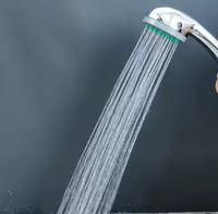 Ensemble de main de douche à fonction unique en plastique ABS bon marché écologique avec tuyau et support accessoire de robinet de salle de bain
