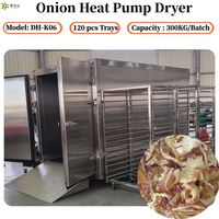 Déshydrateur commercial à pompe à chaleur DH-K06, 300 kg/lot |   Système automatique de séchage des oignons en acier inoxydable pour l'exportation