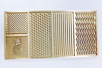 Moule à glaçons de luxe écologique en cuivre avec motif personnalisé pour bar, hôtel, cocktail