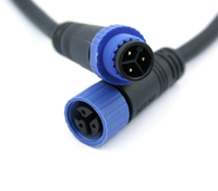 Câble de connecteur mâle-femelle étanche DTEAM 2 broches IP67, prise industrielle aviation AC/DC, cordon d'alimentation LED pour automobile