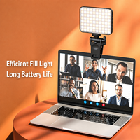 Mini lampe à clipser pour téléphone portable, lumière LED pour selfie, 3000K-6500K, réglable en intensité, avec batterie pour iPhone, ordinateur portable/PC, photographie vidéo