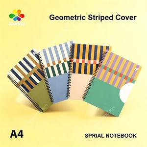 Quaderno <span class=keywords><strong>a</strong></span> Spirale Colorfly <span class=keywords><strong>A4</strong></span> con Copertina Geometrica <span class=keywords><strong>a</strong></span> <span class=keywords><strong>Righe</strong></span>, 50 Fogli in Carta Offset, per Studenti e Ufficio - Product Image 2