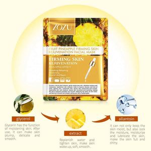 Masque facial coréen en feuille de soie <span class=keywords><strong>au</strong></span> collagène ZOZU pour le soin de la peau, masque de nuit - Product Image 3