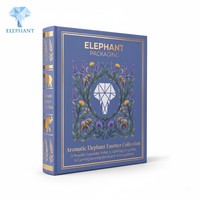 Boîte cadeau de luxe en forme de livre pour huile parfumée, fermeture magnétique, emballage personnalisé pour huile essentielle avec plateau intérieur découpé, couvercle et base