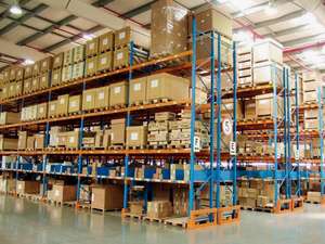 Steel Heavy Duty Warehouse Rack <b>System</b> with Corrosion Protection Plug-In Installation Stacking Racks - Product Image 4