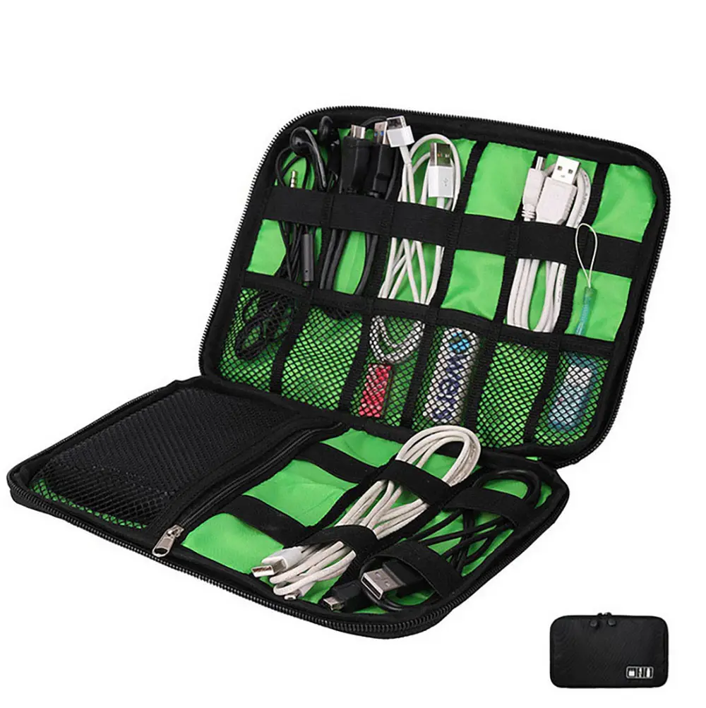 Gadget Cable Organizer Storage Bag Travel Electronic Accessories Cable Pouch Case USB Charger Power Bank Holder Digitals Kit Bag