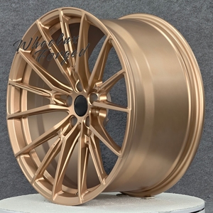 Jantes en alliage forgé personnalisées de 18, 19, 20 et 21 pouces, 5x112, bronze, pour <span class=keywords><strong>Audi</strong></span> <span class=keywords><strong>A3</strong></span> A4 A6 A7 A8 Q5 S5, jantes sport performance - Product Image 5