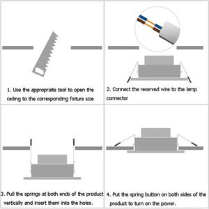Downlight Led Ip44 Smd 4 8 Inch Dimmable Fixture Commercial CCT 9w 12w 20w 30w 40w Smart SMD Encastré Led Downlight Housing - Product Image 6