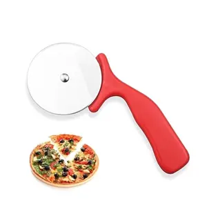 Cortador de aço inoxidável de pizza, faca para bolos, pães, faca redonda, massa, utensílios de cozinha, ferramenta de cozinha