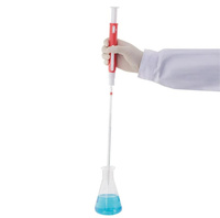 Pompe à pipette électronique de laboratoire Liquan PT-100 en ABS, faible MOQ, légère, design ergonomique, transfert de liquide précis