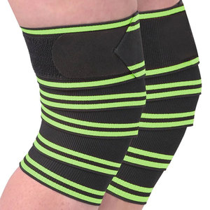 En gros, Bandes de genou en néoprène élastiques robustes, personnalisables en couleur et avec logo, pour fitness, powerlifting, haltérophilie et musculation en salle de sport - Product Image 2