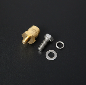 Brass Car <b>Battery</b> Terminal Connector 6mm 8mm Automotive Cable Connector CNC Machined <b>Auto</b> Parts - Product Image 2