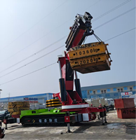 Grue araignée sur chenilles lourde Chengli CK10800 de 250 tonnes avec flèche articulée pour le levage d'équipements lourds et de matériaux dans les sous-sols et les espaces confinés