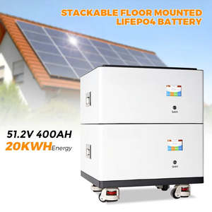 แบตเตอรี่ลิเธียมโซลาร์แบบเรียงซ้อนได้ 51.2V 48V 400Ah 10kWh 20kWh 30kWh 40kWh ระบบกักเก็บพลังงานภายในบ้าน BMS แบตเตอรี่ลิเธียม 400Ah - Product Image 2