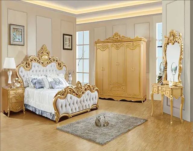 Luxe Turkije Koninklijke Slaapkamer Set Meubels