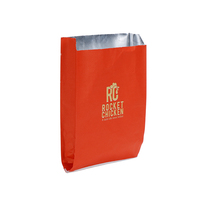 Sacs d'emballage en papier résistant à la graisse avec logo personnalisé à prix compétitif pour pizza, champagne, hamburger, sandwich, recyclables, impression flexo