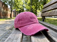 Cappello da Baseball Vintage in Cotone Lavato con Visiera Curva a 5 Pannelli, Personalizzabile per Uomo e Donna, Colore Argento-Rame