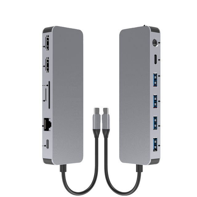 13 in 1 HUB USB 3.0 Type C PD 100W Adapter VGA HDTV Data Transfer for PC Phone USB C Devices