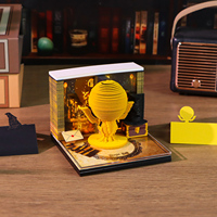 Bloc-notes 3D Magic Ball Golden Snitch, bloc-notes calendrier, décoration de bureau, papeterie animale mignonne, cadeau d'anniversaire de luxe pour les amis