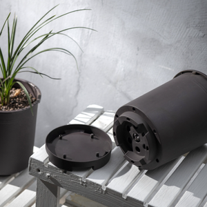 Pot à orchidées en bambou anti-adhérent C303 avec support de base - Pot à fleurs en plastique pour plantes vertes succulentes - Product Image 1