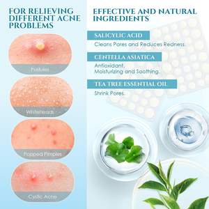 SKY-TOUCH TRADING FZE 1 Paquete (36 Parches) Parches Invisibles Impermeables para el Acné y las Espinillas, Antiarrugas, con Aloe Vera y Ácido Salicílico, Marca Privada - Product Image 2