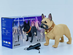 Nouveau produit 2023 CH-M209M Mini haut-parleur pour chien à corps entier, haut-parleur portable HIFI pour <span class=keywords><strong>bouledogue</strong></span>, cadeau de Noël, prise en charge OEM personnalisée, FM - Product Image 3