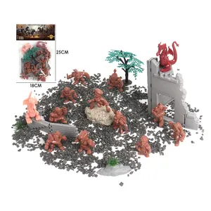 Mini Action Figure all'ingrosso 24pcs Street Game Figure modello in miniatura Play Set Toy