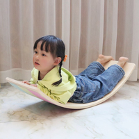 Planche d'équilibre pour enfants en bois personnalisée pour le loisir et l'entraînement à l'équilibre, vente chaude