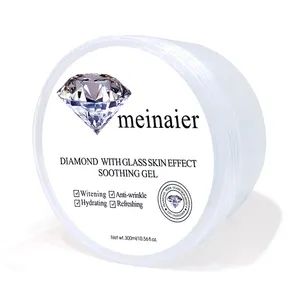 Máscara facial de baixo preço fornecedor de fábrica Gel calmante natural puro hidratante clareador encolher poros cuidados com a pele