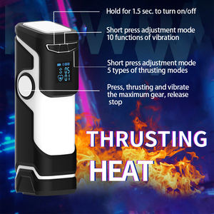 スマホホルダー付き、透明窓と加熱機能付き、振動・突き上げ・ストローク機能搭載のサイバーマスターベーション用セックストイ - Product Image 2