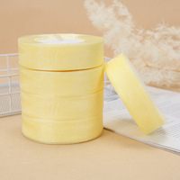 Ruban en tulle transparent et en fil de neige de 25 mm, ruban en maille de soie pour boîtes à gâteaux, 45 mètres par rouleau, parfait pour les anniversaires