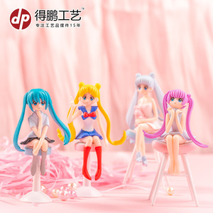 ตุ๊กตาอนิเมะเด็กผู้หญิงจาก Depeng Crafts ผลิตด้วยวิธีฉีดขึ้นรูป เหมาะสำหรับตกแต่งบ้านและรถยนต์ - Product Image 1