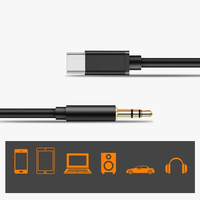 Prix usine USB C Type C à 3.5mm mâle Jack puce Audio numérique Aux câble stéréo de voiture pour téléphones