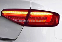 Kit de Carrocería A4 a RS4 para A4 B8.5 Facelift 2013+, Accesorios para Auto RS4, Parachoques Delantero, Parrilla, Luces Traseras, Difusor, Puntas, Faros Delanteros A4