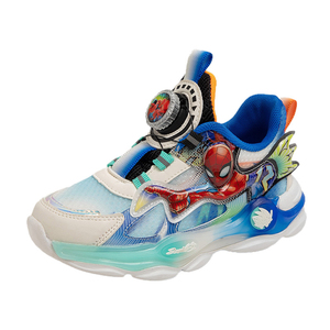 Baskets <span class=keywords><strong>LED</strong></span> en maille Cema pour enfants, chaussures décontractées pour garçons, style Spider-Man, design lumineux de dessin animé pour le printemps - Product Image 4