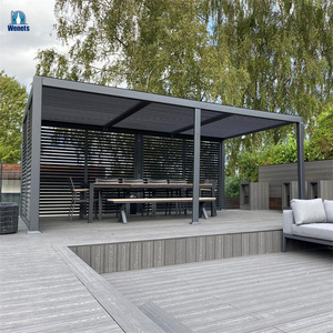 Wenets Poutre extra de hauteur <span class=keywords><strong>pour</strong></span> <span class=keywords><strong>pergola</strong></span> carrée en aluminium de 4m x 3m - Product Image 3