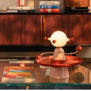 Lámpara Hular de Escritorio, Luz Ambiental para Mesa de Noche, Diseño Creativo, Lámpara Decorativa de Mesa LED, Cuidado de la Vista, 220V E27, Control por Interruptor - Product Image 2
