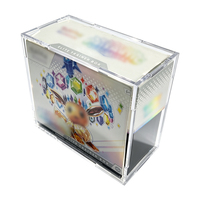 Boîte de présentation en acrylique TCG Easy Assembly Elite Trainer Box, conception à emboîtement par pression (sans colle), pour boîte ETB à assembler