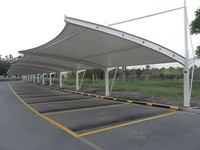 Haute qualité PVC toile PVDF tissu traction Membrane blanc ignifuge imperméable tissé Style plaine bâche
