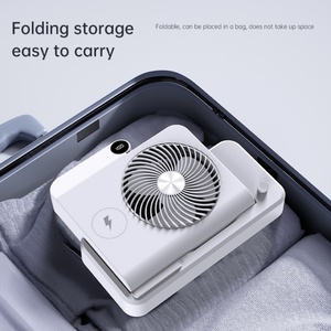 2025 New Desktop Fan Wireless 2400mah Mobile Phone Charging Stand, Featuring Lightweight, Quiet Operation and Powerful Wind Fan - Product Image 3