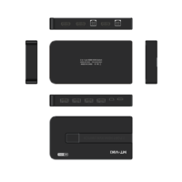 Commutateur KVM HDMI manuel 2 ports 4K 60Hz pour contrôler 2 PC avec 1 clavier et souris, panneau de contrôle de bureau USB2.0