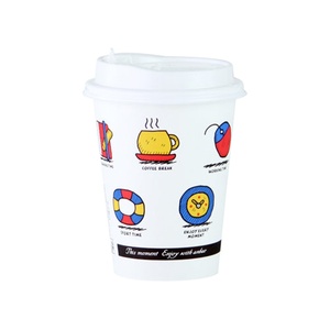 Tazze da Caffè Ecologiche Usa e Getta con Coperchio, Personalizzabili, a Doppia Parete in Carta Bond, 8oz 10oz 12oz 18oz, Prezzo all'Ingrosso - Product Image 6