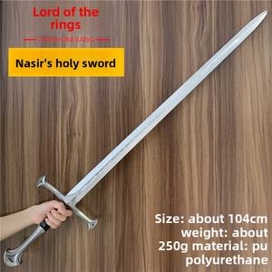 EU Mittelalterliches Ritterschwert 108cm Großpackung für Cosplay Bühnenrequisiten PU-Schaum Spielzeugschwert - Product Image 1