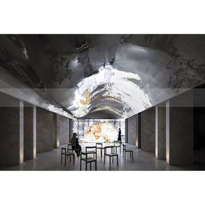 Placa de Acero Inoxidable ANN8751 con Efecto 3D Ondulado, Serie 300, ASTM, Tamaño Personalizado, Metal Decorativo para Diseño Interior y Exterior - Product Image 3