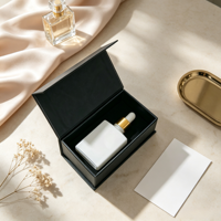 Boîte d'emballage magnétique pour parfum en carton recyclable, gaufré mat, forme et couleur personnalisables, artisanat de qualité