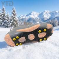 Crampons antidérapants pour femmes à talons hauts, en caoutchouc durable, résistant aux basses températures, pour la marche sur la neige en hiver