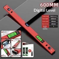 Niveau à bulle numérique haute précision 1M, outil de mesure d'angle et de pente en aluminium magnétique puissant