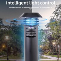 Nouveau modèle 2026 – Lampe anti-moustiques et tue-insectes pour usage domestique et extérieur, étanche IP33, alimentée par énergie solaire, longue autonomie, puissante contre les mouches