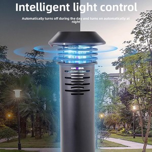 Nouveau modèle 2026 – Lampe anti-moustiques et tue-insectes pour usage domestique et extérieur, étanche IP33, alimentée par énergie <span class=keywords><strong>solaire</strong></span>, longue autonomie, puissante contre les mouches - Product Image 3