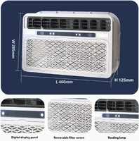 Climatiseur de stationnement compact tout-en-un 24V DC à batterie, livraison rapide, avec télécommande pour camions